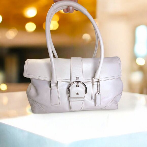 Vintage COACH Soho Satchel in white - Picture 13 of 14